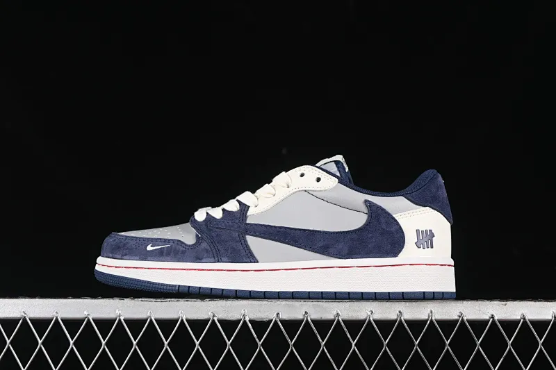 All categories Air Jordan Jordan series basketball shoes Air Jordan 1 Low High-end customized low-top sneakers Travis Scott x Fragment Design x Air Jordan 1 Low OG SP AJ1 Joe 1 UN joint-Blue Gray Pig Eight Low-top cultural casual sneakers CF3688-026